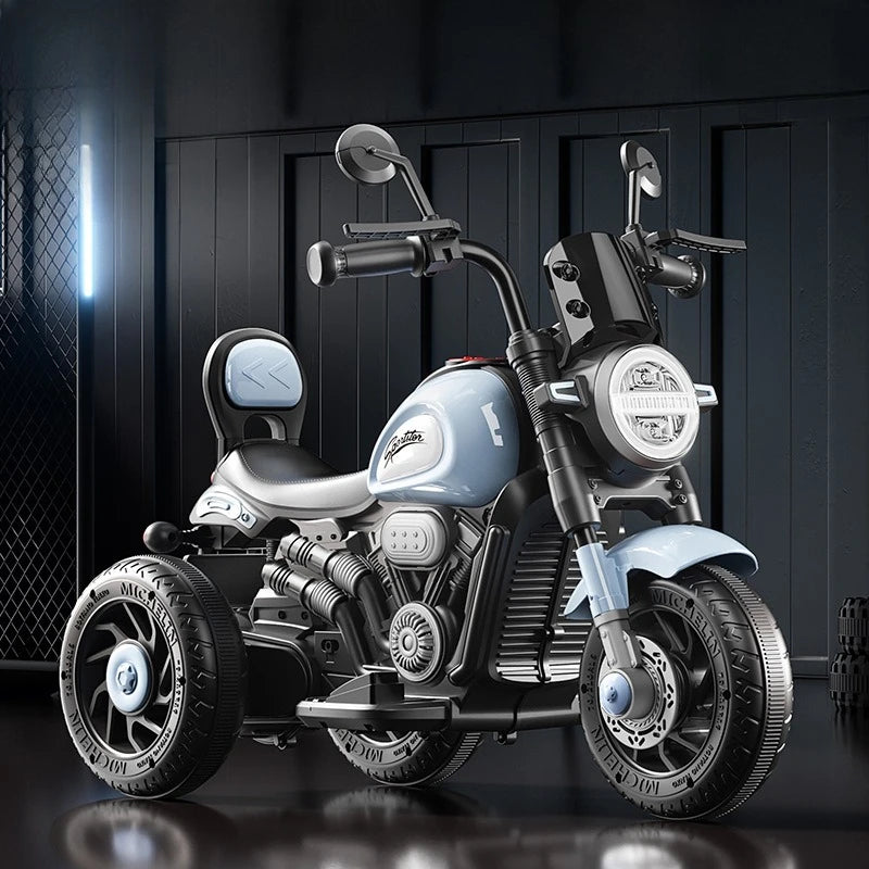 Dual Motor Tricycle for Kids Extended Battery Life Ride-On Toy with Backrest & Speed Control for Ages 2-10 Children electric car