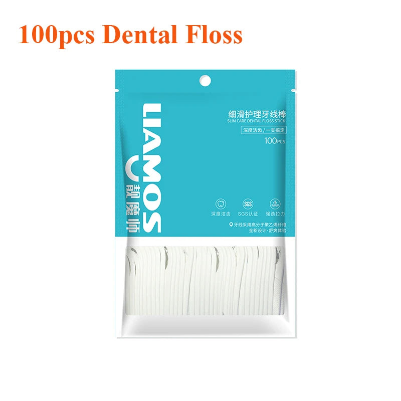 Protable Floss Picks Storage Box Auto Dispenser Small Hilo Dental Floss Refillable Toothpicks Teeth Cleaning Tool Toothpick