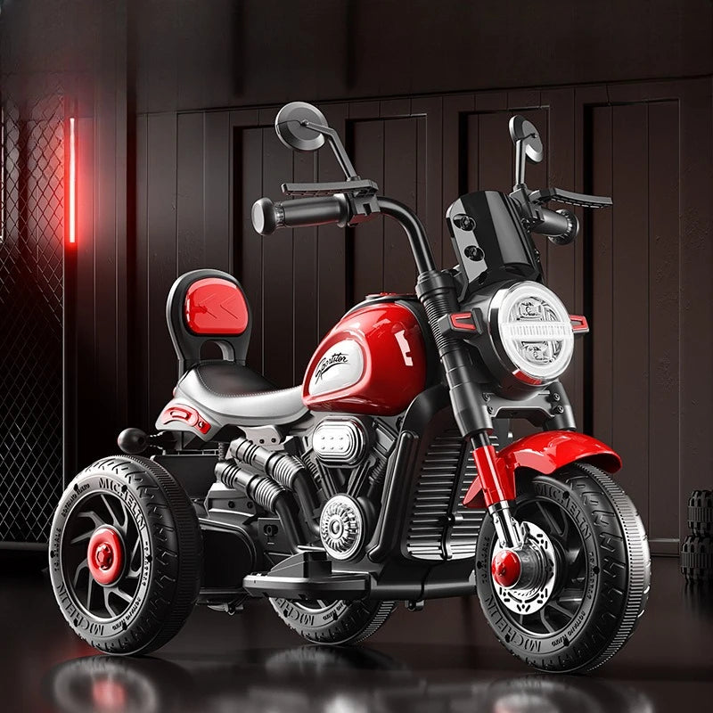 Dual Motor Tricycle for Kids Extended Battery Life Ride-On Toy with Backrest & Speed Control for Ages 2-10 Children electric car