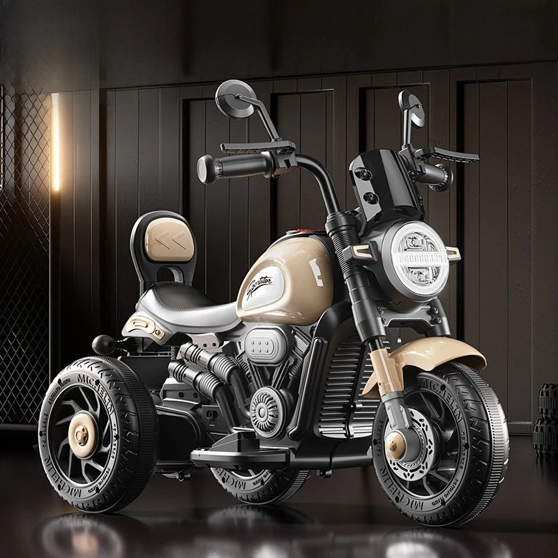 Dual Motor Tricycle for Kids Extended Battery Life Ride-On Toy with Backrest & Speed Control for Ages 2-10 Children electric car