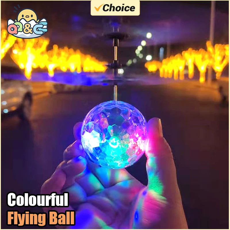 New Flying Ball Luminous Kid's Flight Balls Electronic Infrared Induction Aircraft Remote Control Toys LED Light Mini Helicopter