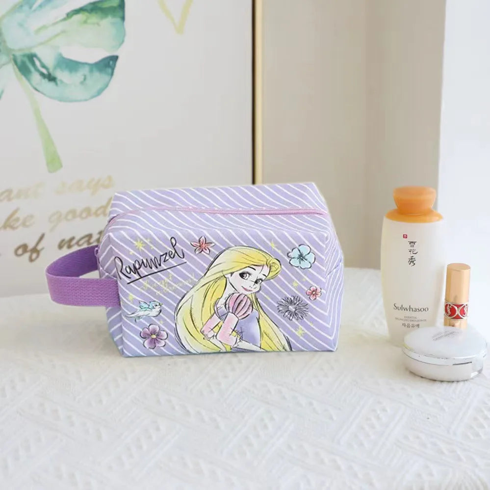 Cartoon Disney Stitch Makeup Bag Large Capacity Cosmetic Bags & Cases for Girls Student Travel Multifunctional Storage Bag