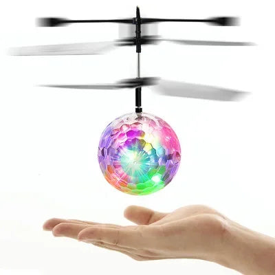 New Flying Ball Luminous Kid's Flight Balls Electronic Infrared Induction Aircraft Remote Control Toys LED Light Mini Helicopter