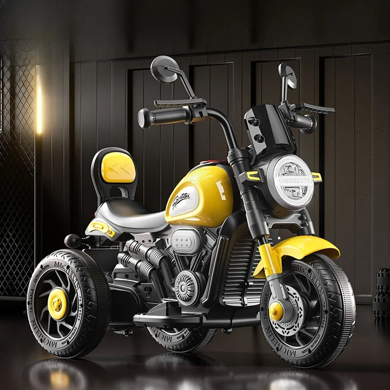 Dual Motor Tricycle for Kids Extended Battery Life Ride-On Toy with Backrest & Speed Control for Ages 2-10 Children electric car