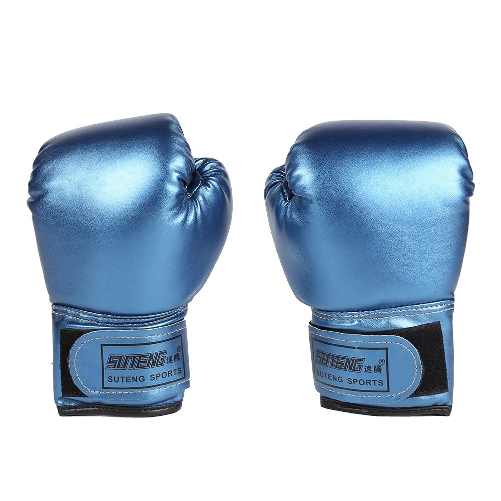 5-12YRS Professional Boxing Training Sparring Gloves PU Leather Kids Breathable Muay Thai Punching Karate Training Gloves
