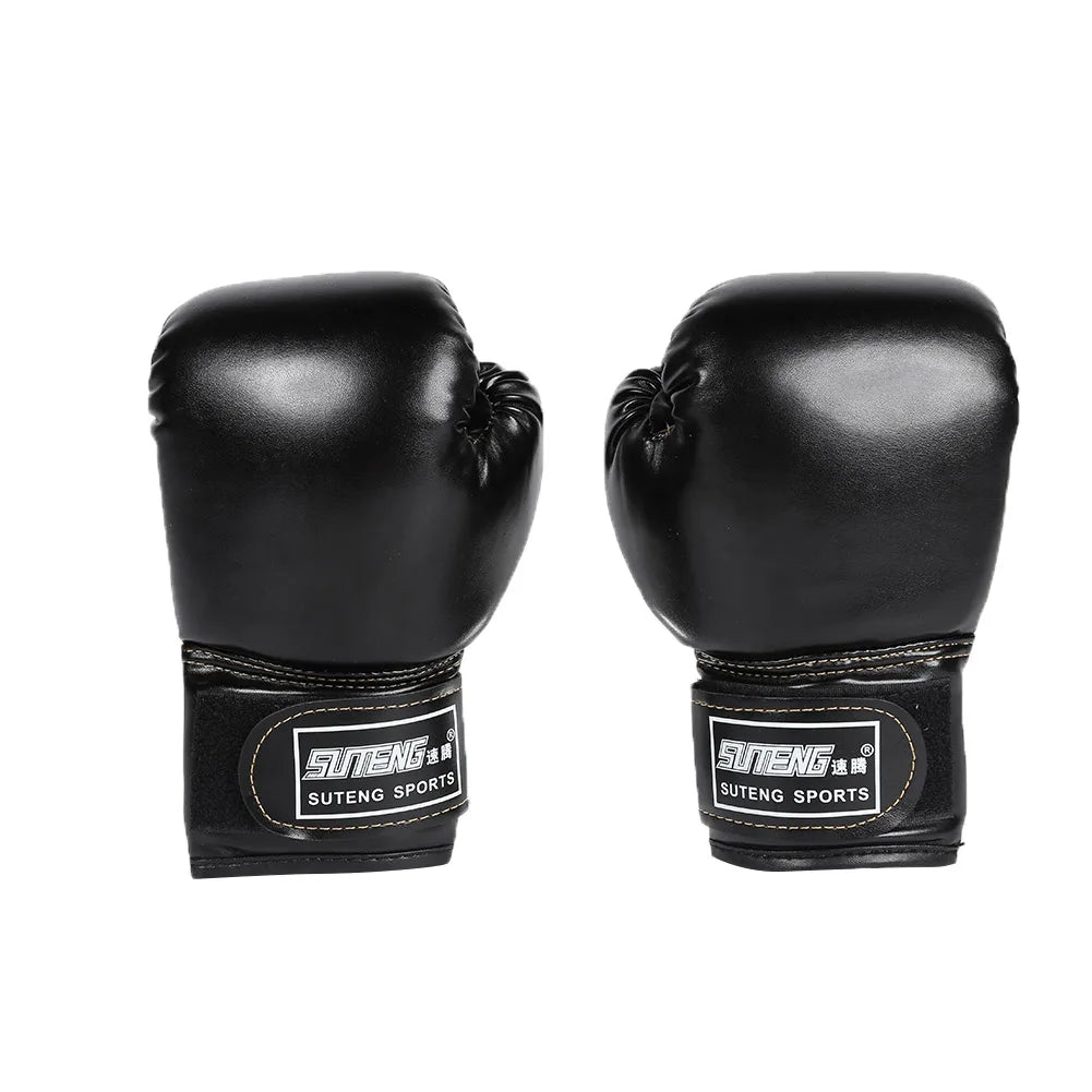 5-12YRS Professional Boxing Training Sparring Gloves PU Leather Kids Breathable Muay Thai Punching Karate Training Gloves