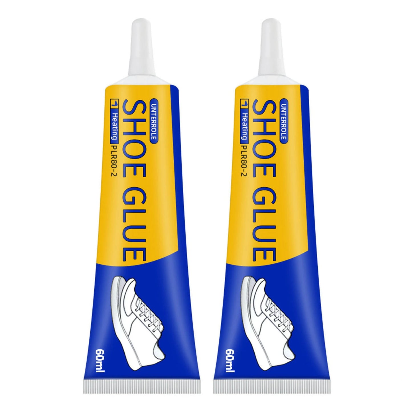 60ml Clear Shoe Repair Adhesive Low Odor Strong Adhesive Soft Resin Shoe Glue for Fixing Worn Shoes or Boots Super stability