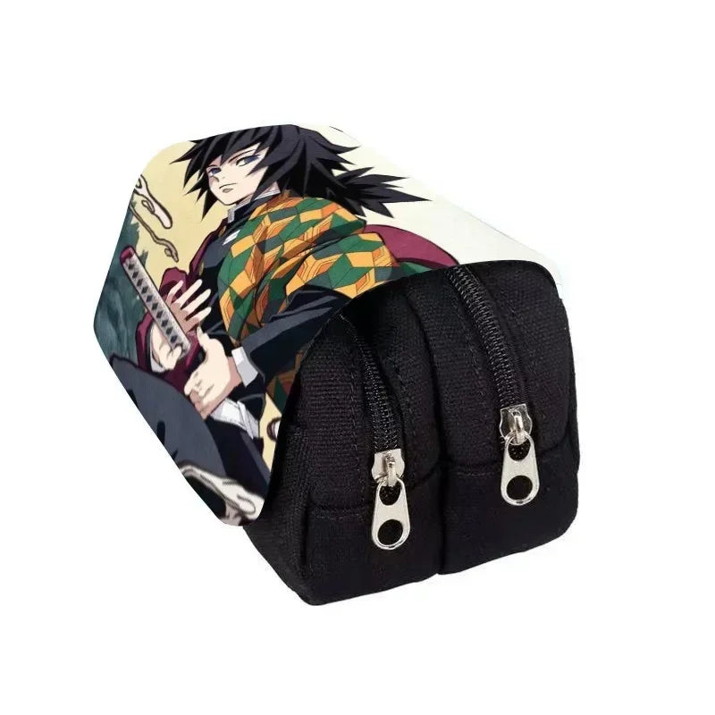 New Sonics Pencil Case Large Capacity Cartoon Anime Pen Bag Elementary and Middle School Student Supplies Stationery Child Gift